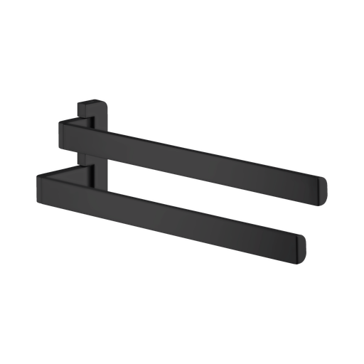 [HAN-42821670] Hansgrohe 42821670 Axor Universal Softsquare Dual Towel Bar Matte Black