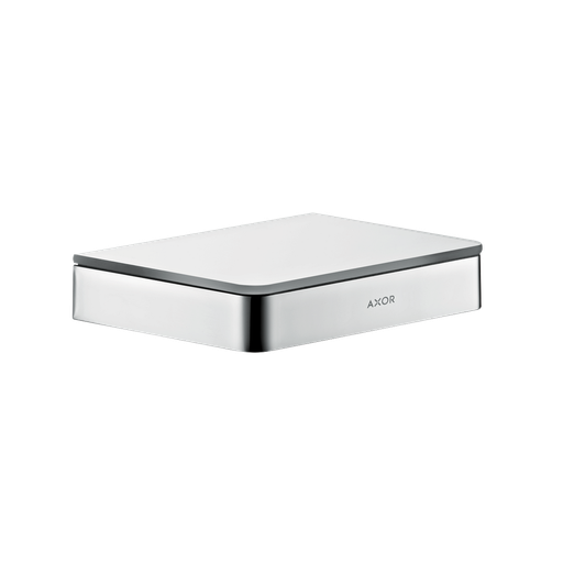 [HAN-42840000] Hansgrohe 42840000 Axor Universal Softsquare Shelf 6" Chrome