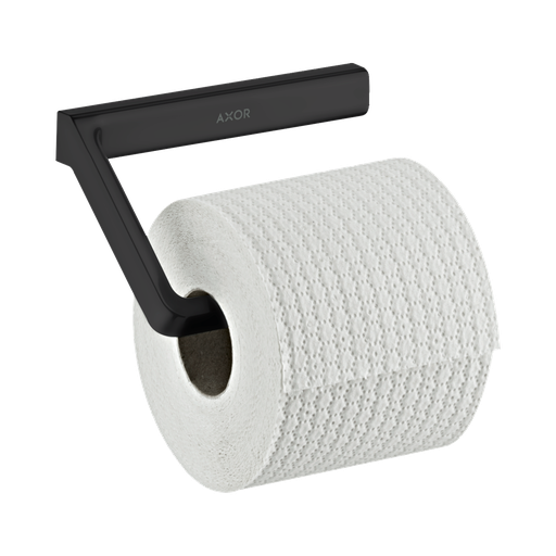 [HAN-42846670] Hansgrohe 42846670 Axor Universal Softsquare Toilet Paper Holder Without Cover Matte Black