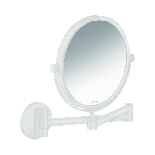 [HAN-42849700] Hansgrohe 42849700 Axor Universal Circular Shaving Mirror Matte White