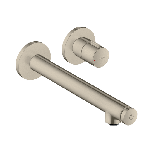 [HAN-45113821] Hansgrohe 45113821 Axor Uno Wall Mounted Faucet Trim Select Brushed Nickel
