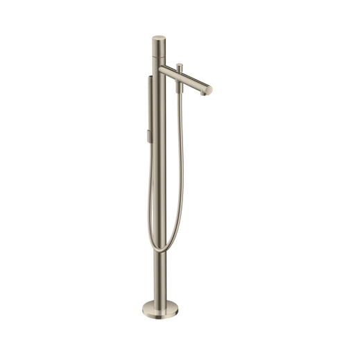 [HAN-45416821] Hansgrohe 45416821 Axor Uno Freestanding Tub Filler Trim Brushed Nickel