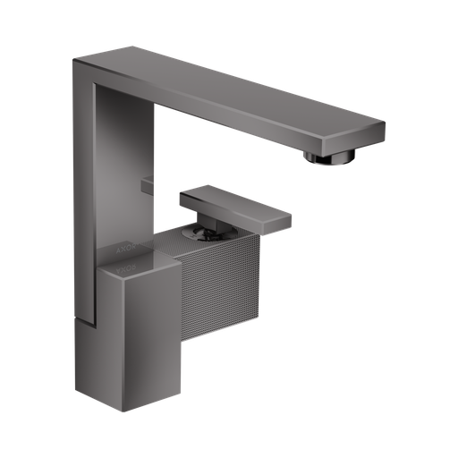 [HAN-46021331] Hansgrohe 46021331 Axor Edge Single Hole Faucet 190 Diamond Cut Polished Black Chrome