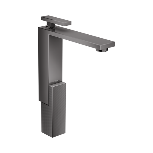 [HAN-46031331] Hansgrohe 46031331 Axor Edge Single Hole Faucet 280 Diamond Cut Polished Black Chrome