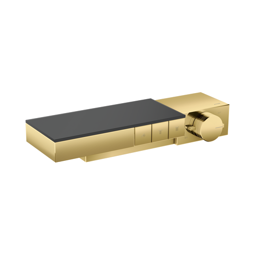 [HAN-46141991] Hansgrohe 46141991 Axor Edge Thermostatic Trim For 3 Functions Polished Gold Optic