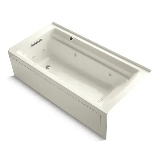 [KOH-1124-RAW-96] Kohler 1124-RAW-96 Archer 72" x 36" Alcove Whirlpool Heated Bath Right Drain Biscuit