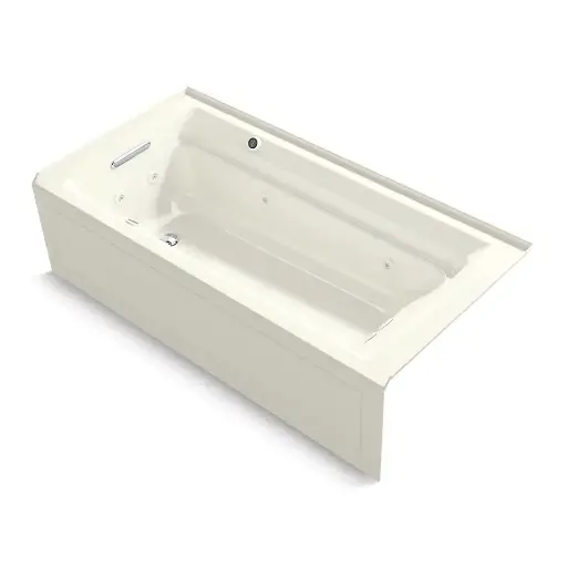 [KOH-1124-XGHLA-96] Kohler 1124-XGHLA-96 Archer 72" x 36" Alcove Heated Bubble Massage Air Bath Left Drain Biscuit