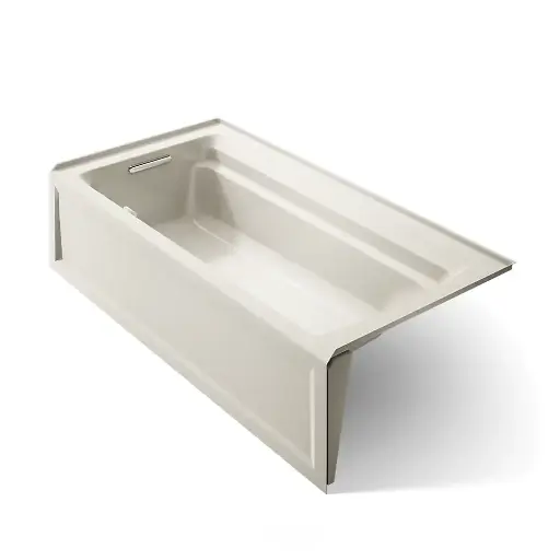 [KOH-1125-LAW-96] Kohler 1125-LAW-96 Archer 72" x 36" Alcove Bath Heated Surface Left Drain Biscuit