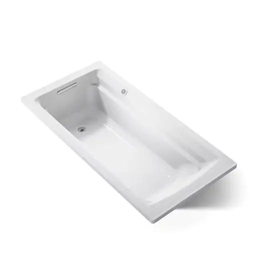 [KOH-1125-W1-95] Kohler 1125-W1-95 Archer 72" x 36" Drop-in Bath With Heated Surface Ice Grey