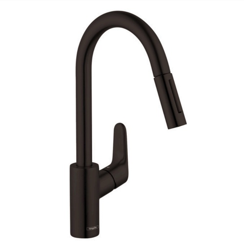 [HAN-04505670] Hansgrohe 04505670 Focus HighArc Kitchen Faucet 1.75 GPM Matte Black
