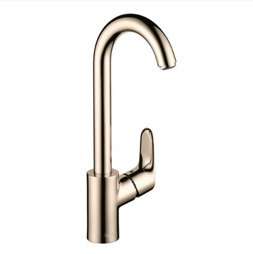 [HAN-04507831] Hansgrohe 04507831 Focus Bar Faucet 1.5 GPM Polished Nickel