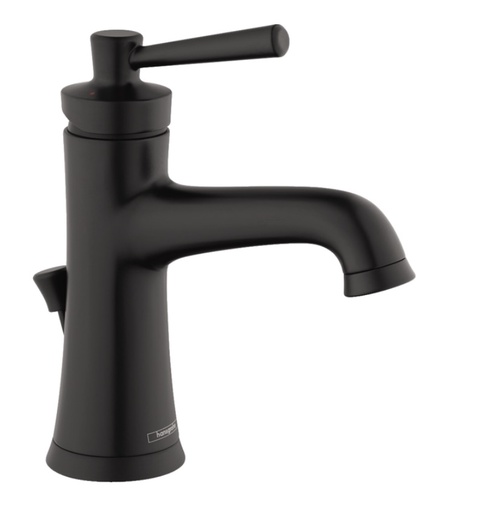 [HAN-04773670] Hansgrohe 04773670 Joleena Single Hole Faucet 100 With Pop-Up Drain Matte Black