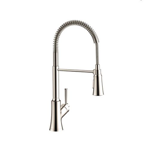 [HAN-04792830] Hansgrohe 04792830 Joleena Semi-Pro Kitchen Faucet Polished Nickel