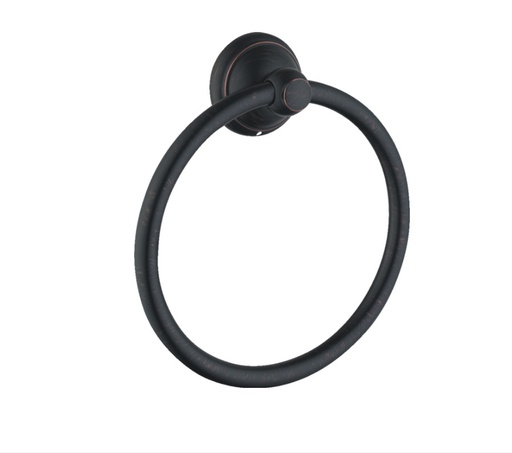 [HAN-06095920] Hansgrohe 06095920 C Accessories Towel Ring Rubbed Bronze