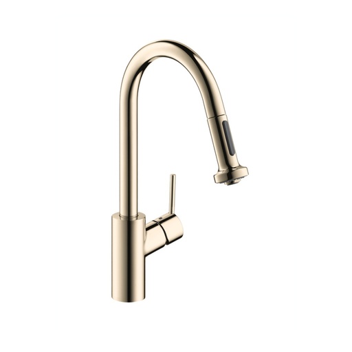 [HAN-14877831] Hansgrohe 14877831 Talis S2 HighArc 2-Spray Pull-Down Kitchen Faucet Polished Nickel