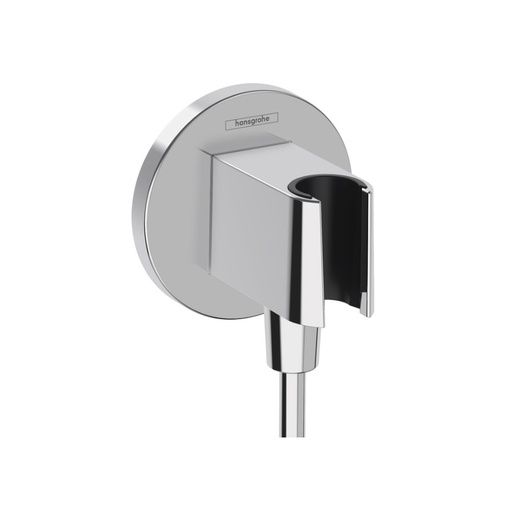 [HAN-26888001] Hansgrohe 26888001 FixFit S Wall Outlet with Handshower Holder Chrome