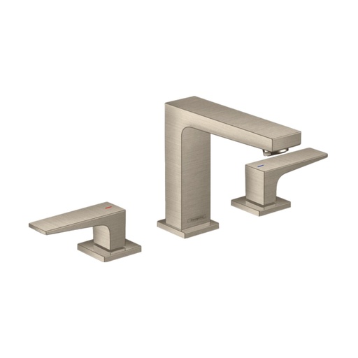 [HAN-32528821] Hansgrohe 32528821 Metropol Widespread Faucet 110 with Lever Handles Brushed Nickel