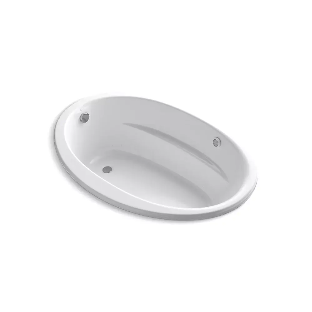 [KOH-1162-GHW-0] Kohler 1162-GHW-0 Sunward 60" x 42" Drop-in Heated Bubble Massage Air Bath White