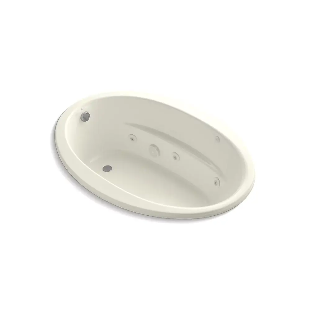 [KOH-1162-S1-96] Kohler 1162-S1-96 Sunward 60" x 42" Drop-in Whirlpool Bath Biscuit