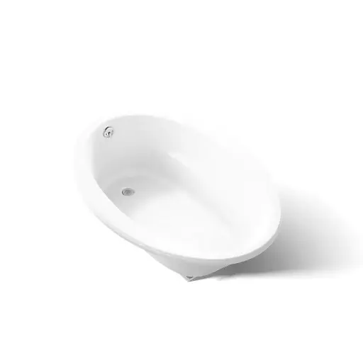 [KOH-1163-S1-0] Kohler 1163-S1-0 Sunward 60" x 42" Oval Drop-in Bath White