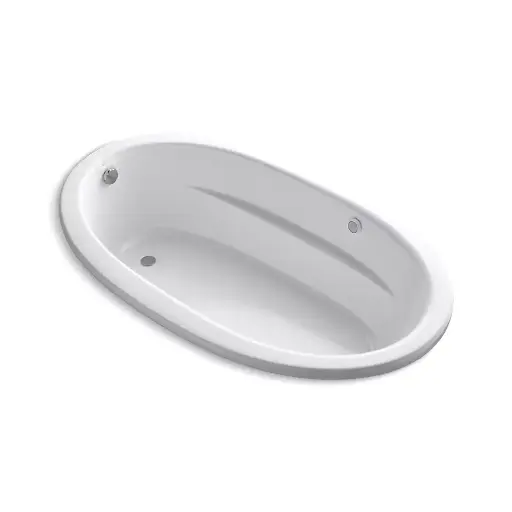 [KOH-1164-GH-0] Kohler 1164-GH-0 Sunward 72" x 42" Drop-in Heated Bubble Massage Air Bath White