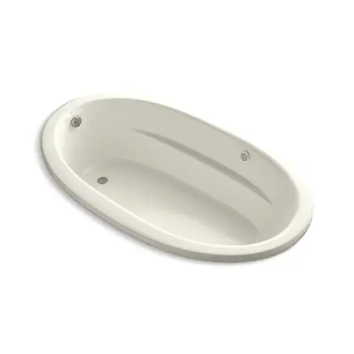 [KOH-1164-GH-96] Kohler 1164-GH-96 Sunward 72" x 42" Drop-in Heated Bubble Massage Air Bath Biscuit