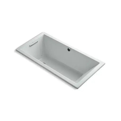 [KOH-1167-GH-95] Kohler 1167-GH-95 Underscore 60" x 30" Drop-in Heated Bubble Massage Air Bath Ice Grey