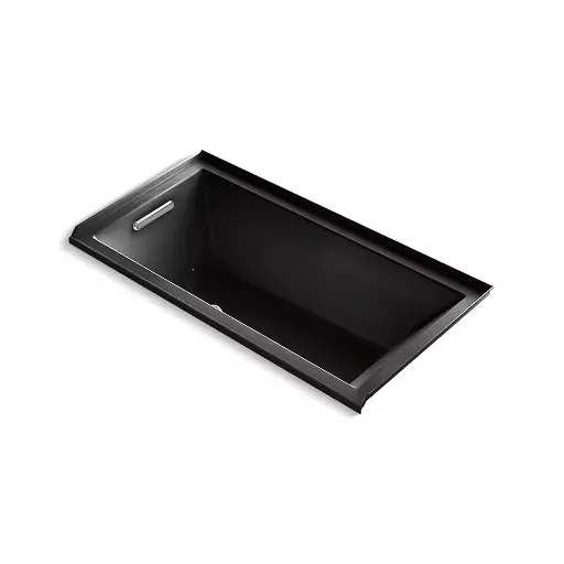 [KOH-1167-GHLW-7] Kohler 1167-GHLW-7 Underscore 60" x 30" Alcove Heated Bubble Massage Air Bath Left Drain Black
