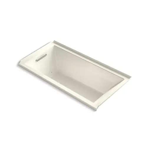 [KOH-1167-GHLW-96] Kohler 1167-GHLW-96 Underscore 60" x 30" Alcove Heated Bubble Massage Air Bath Left Drain Biscuit