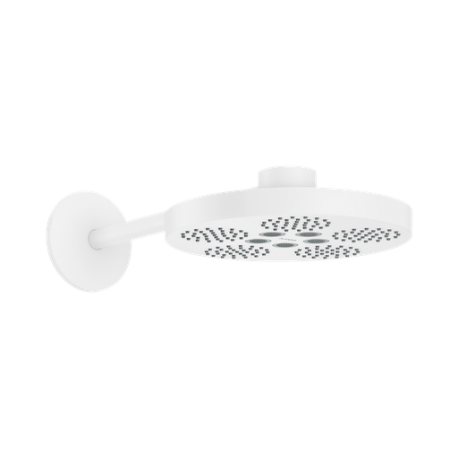 [HAN-48481701] Hansgrohe 48481701 Axor One Showerhead 280 2-Jet With Showerarm Trim Matte White