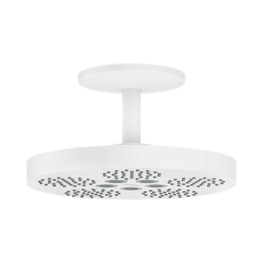 [HAN-48484701] Hansgrohe 48484701 Axor One Showerhead 280 2-Jet With Ceiling Mount Trim Matte White