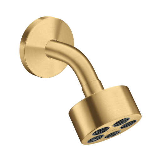 [HAN-48498251] Hansgrohe 48498251 Axor One Showerhead 75 1-Jet Brushed Gold Optic