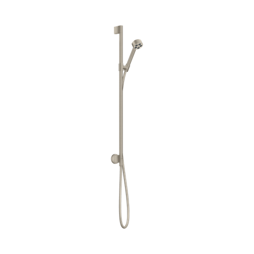 [HAN-48791821] Hansgrohe 48791821 Axor One Wallbar Set 75 1-Jet With Wall Outlet Brushed Nickel