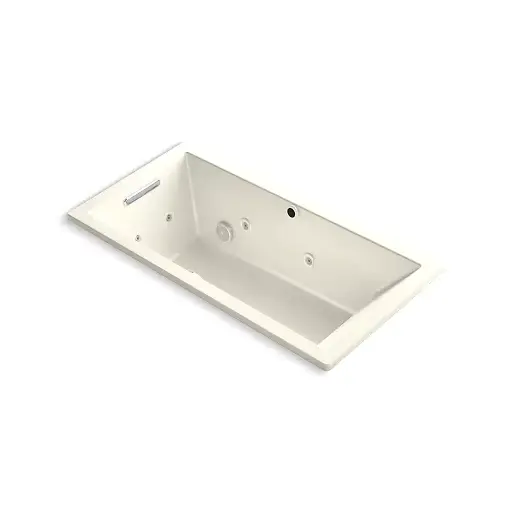 [KOH-1167-XHGH-96] Kohler 1167-XHGH-96 Underscore 60" x 30" Drop-in Heated whirlpool Bubble Massage Air Bath Biscuit