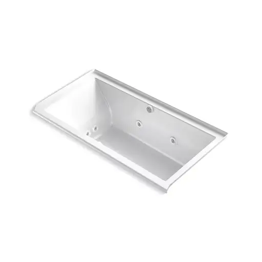 [KOH-1167-XHGHR-0] Kohler 1167-XHGHR-0 Underscore 60" x 30" Alcove Heated Bubble Massage Whirlpool Right Drain White