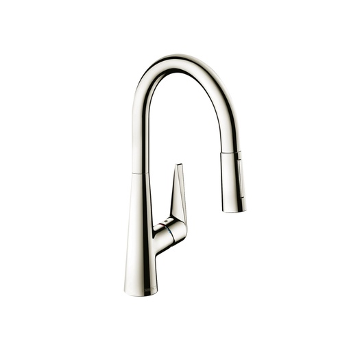 [HAN-72813831] Hansgrohe 72813831 Talis S Higharc Kitchen Faucet 2-Spray Pull-Down Polished Nickel