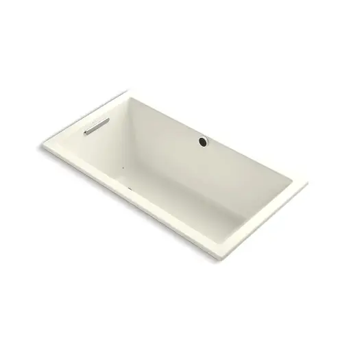 [KOH-1168-GH-96] Kohler 1168-GH-96 Underscore 60" x 32" Drop-in Heated Bubble Massage Air Bath Biscuit