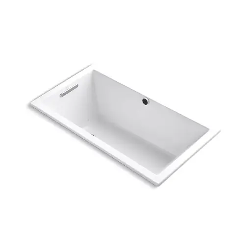 [KOH-1168-GHW-0] Kohler 1168-GHW-0 Underscore 60" x 32" Drop-in Heated Bubble Massage Air Bath White