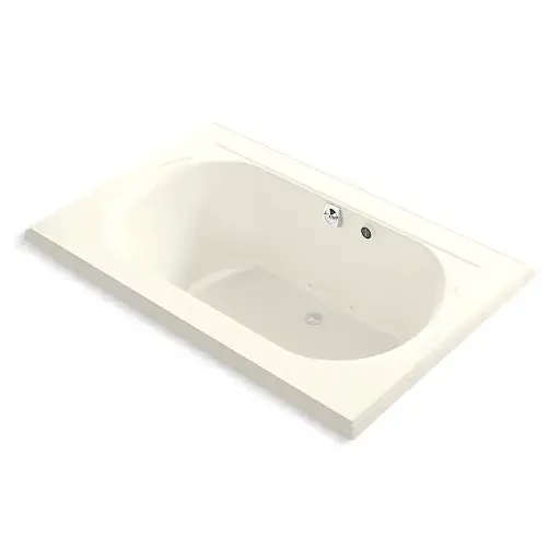 [KOH-1170-GH-96] Kohler 1170-GH-96 Memoirs 66" x 42" Drop-in Heated Bubble Massage Air Bath Biscuit