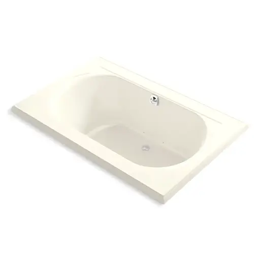[KOH-1170-GHW-96] Kohler 1170-GHW-96 Memoirs 66" x 42" Drop-in Heated Bubble Massage Air Bath Biscuit