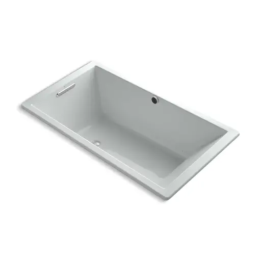 [KOH-1173-GH-95] Kohler 1173-GH-95 Underscore 66" x 36" Drop-in Heated Bubble Massage Air Bath Ice Grey