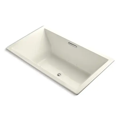 [KOH-1174-GHW-96] Kohler 1174-GHW-96 Underscore 72" x 42" Drop-in Heated Bubble Massage Air Bath Biscuit