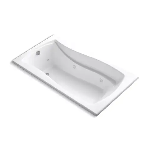[KOH-1224-0] Kohler 1224-0 Mariposa 66" x 36" Drop-in Whirlpool Bath White