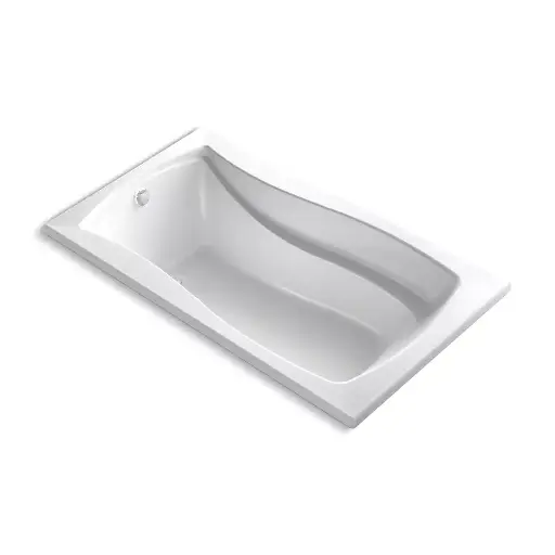[KOH-1224-GH-0] Kohler 1224-GH-0 Mariposa 66" x 36" Drop-in Heated Bubble Massage Air Bath White