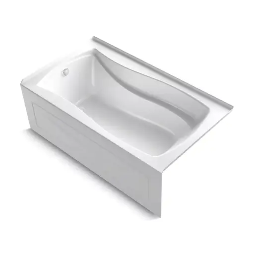 [KOH-1224-GHLA-0] Kohler 1224-GHLA-0 Mariposa 66" x 36" Drop-in Alcove Heated Air Bath Left Drain White
