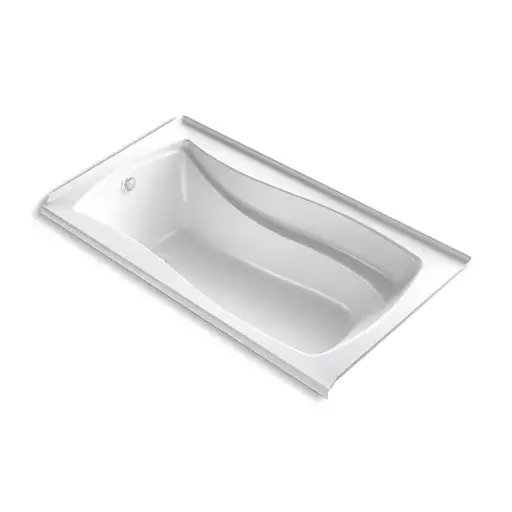 [KOH-1224-GHLW-0] Kohler 1224-GHLW-0 Mariposa 66" x 36" Alcove Heated Bubble Massage Air Bath Left Drain White