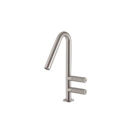 [TRE-3014] Treemme 3014 Single Hole Lavatory Faucet Two Handles Stainless