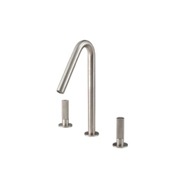 [TRE-6011] Treemme 6011 Widespread Lavatory Faucet Stainless