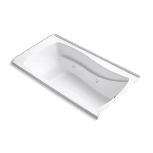 [KOH-1224-R-0] Kohler 1224-R-0 Mariposa 66" x 36" Alcove Whirlpool Right Drain White