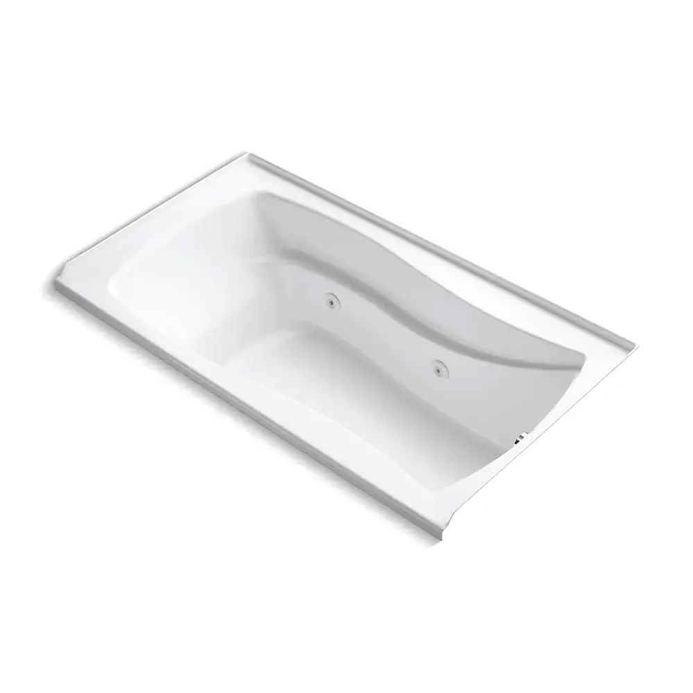 [KOH-1224-RH-0] Kohler 1224-RH-0 Mariposa 66" x 35-7/8" Alcove Whirlpool With Heater Right Drain White